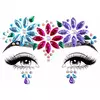 Bijoux pour visage adhésifs dahlia