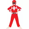 Déguisement Power Ranger™ rouge classique enfant, Taille: 5–6 ans (110 à 116 cm)