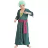 One Piece™ Zoro-kostuum voor kinderen, Maat: 7–8 jaar (128 cm)