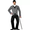 Déguisement charlot danseur des rues homme, Taille: X-Large