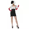 Sexy Cruella kostuum voor vrouwen, Maat: Medium