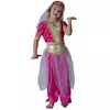Kostuum oosterse danseres voor meisjes, Maat: 7–9 jaar (120–130 cm)