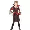 Halloweenvampierenkostuum voor meisjes, Maat: 7–9 jaar (120–130 cm)