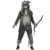 Déguisement fantôme pirate homme Halloween, Taille: X-Large