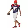 Déguisement joueur football américain homme, Taille: Medium/Large