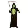 Ribbenkast skeletkostuum voor kinderen, Maat: 11–13 jaar (158 cm)