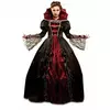 Déguisement vampire baroque luxe femme Halloween, Taille: Medium/Large