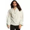 Chemisier pirate blanc homme, Taille: Medium/Large (50/52)