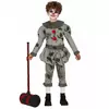 Déguisement clown psychopathe garçon, Taille: 5–6 ans (110–115 cm)