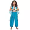 Déguisement princesse orientale turquoise fille, Taille: 9 ans (122–134 cm)