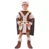 Déguisement viking marron garçon, Taille: 10–12 ans (139–155 cm)