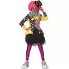 Veste clown multicolore femme, Taille: X-Large