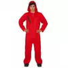 Rode dief jumpsuit kostuum voor volwassenen, Maat: Small (46–48)