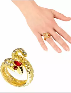 Bague serpent femme