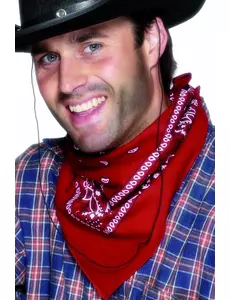 Bandana cowboy rouge