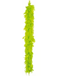 Groene boa met veren voor volwassenen 40g