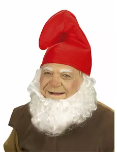 Bonnet lutin rouge adulte
