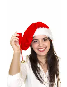 Bonnet long Noël avec grelot adulte