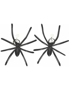 Boucles d'oreilles araignées adulte Halloween