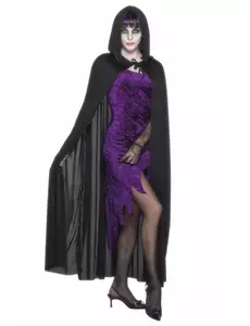 Cape vampire noire adulte Halloween