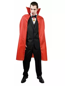 Cape vampire rouge homme 120 cm Halloween