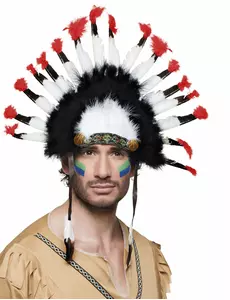 Gekleurde indianentooi voor volwassenen