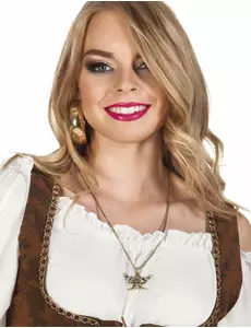 Goudkleurige piratenketting voor volwassenen