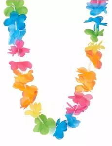 Veelkleurig bloemenketting Hawaï