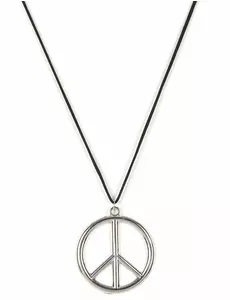 Collier hippie en métal Adulte