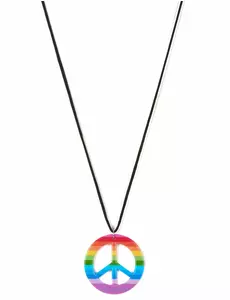 Collier hippie multicolore Adulte
