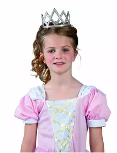 Glanzende plastic prinsessendiadeem voor kinderen