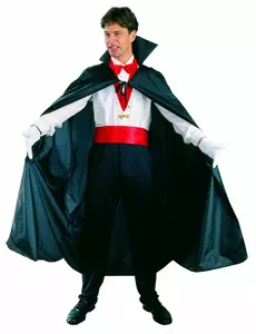 Cape noire de dracula Halloween homme