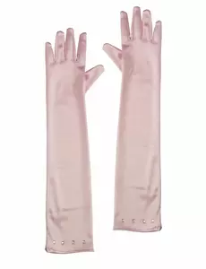 Lange roze handschoenen voor kinderen
