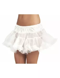 Jupon blanc en tulle femme