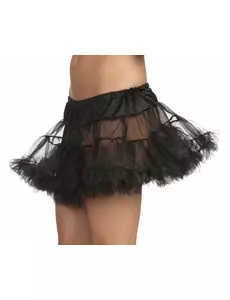 Jupon noir en tulle femme