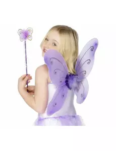 Kit papillon violet fille
