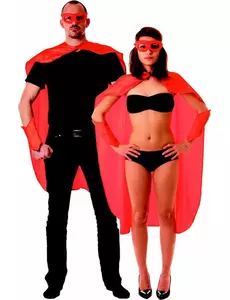 Kit super héros rouge adulte