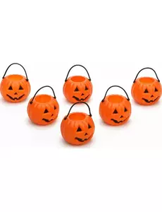 6pompoenen emmers voor Halloween!