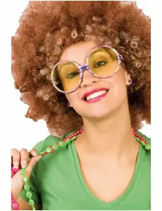 Lunettes de hippie adulte