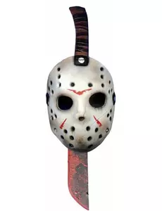 Machete en masker van Jason uit Friday the 13th™