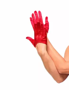 Mini gants rouges femme
