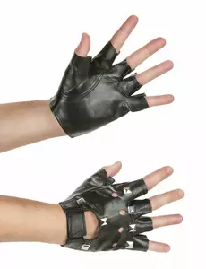 Punkhandschoen zonder vingers