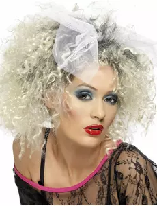 80s blonde pruik voor vrouwen