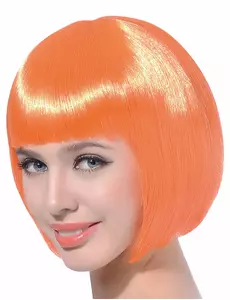 Korte oranje damespruik
