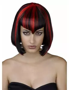 Perruque démoniaque femme Halloween