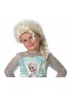 Elsa Frozen™ pruik voor meisjes