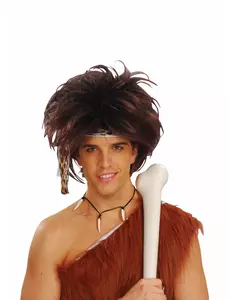 Perruque homme des cavernes