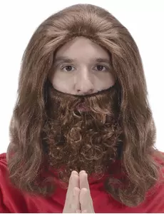 Perruque avec barbe Jésus homme