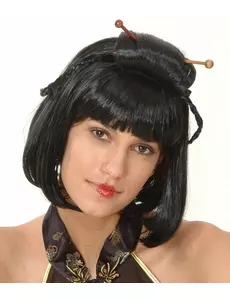 Perruque noire chinoise femme