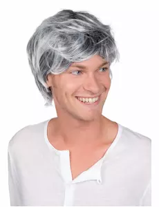 Grijze pruik voor heren